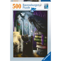 【Ravensburger】維寶拼圖 烏鴉與黑貓 500片