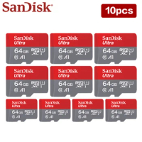 10 pcs Wholesale SanDisk Micro SD Card 128GB 64GB 32GB Original Memory Card