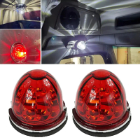ชุดไฟแตงโมสีแดง, 2 * เลนส์สีแดงพร้อมหลอด LED 1156, หลอดไส้และ DC 12V