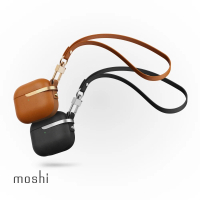 moshi AirPods 3 Pebbo Luxe 藍牙耳機充電盒皮革保護套(Airpods 3 gen.專用)