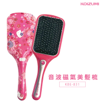 【日本KOIZUMI】音波磁氣美髮梳-大和櫻花KBE-831(kitty美髮梳)