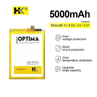 HK Optima Baterai Realme 7i / 8 5G / V3 / C17 BLP803 5000 mAh 3.87V Double IC