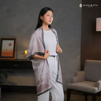 Hadinata Batik Wanita Outer Scarf Kirani Grey