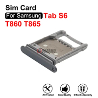 For Samsung Galaxy Tab S6 SM-T865 T860 T876U Sim Tray Microsd SIM Card Slot Replacement Parts