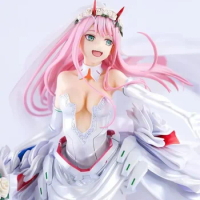27cm Darling In The Franxx Zero Two 02 Sexy Girl Anime Figure Zero Two For My Darling Wedding Action Figure Adult Toy Gift
