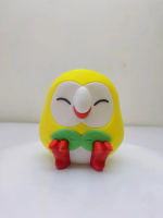 3D Pokemon Rowlet Mô Hình Búp Bê Cho Trẻ Em Hoạt Hình Squirtle Psyduck Hình Đồ Chơi Nhân Vật Phát Tr