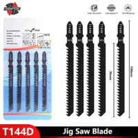 Saw Blades T- Shank 5/10pcs T144D HCS/HSS Jigsaw Blade for Wood/Metal Cutting Tools Hand Tools Jig Saw Blades