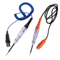 Car Test Pen Plastic 6-12-24V Car Auto Electrical Voltage Test Pen Light Lamp Circuit Tester Detector Probe Volt Meter