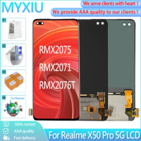6.44'' Original For Realme X50 Pro 5G LCD Display Touch Screen Digitizer Assembly Replacement For Realme X50 Pro RMX2075 LCD
