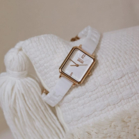 【NATURALLY JOJO】簡約方形 三針陶瓷腕錶-白20mm(JO96991-80R)