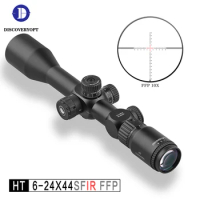 Discovery Lightweight Long Range Shooting Riflescope HT 6-24X44SFIR FFP Shockproof .177 .25 .22lr Professional Hunting Scope