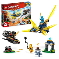 【LEGO 樂高】旋風忍者系列 71798 赤蘭與亞林的幼龍大戰(忍者積木 兒童玩具)