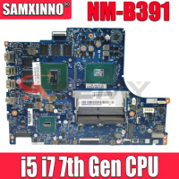SAMXINNO For Lenovo Y520-15IKBM Laptop Motherboard Mainboard NM-B391 Motherboard CPU i5-7300HQ I7-7700HQ GPU GTX1060-6G