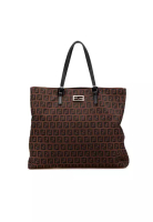 Fendi 二手芬迪Zucchino帆布托特包