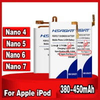 Top Brand New Battery for iPod Nano 5 5th Gen for iPod Nano 4th 4 Gen for iPod Nano 6th 6 Gen 8GB 16GB for iPod Nano 7th 7 Gen