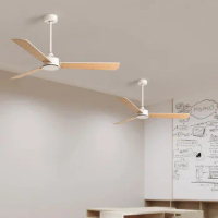 42/52Inch White Industrial Ceiling Fan Living Room Household Use Restaurant Commercial Office DC Without a Lamp Strong Winds