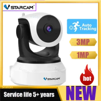 Vstarcam 1MP/3MP IP Camera C24S AI Humanoid Recognition Auto Tracking Wifi Camera IR CCTV Video Security Camera Remote IR View