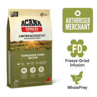 ACANA Freeze-Dried Infused Yorkshire Pork Dry Dog Food 2kg / 6kg / 11.4kgFast Ship SG