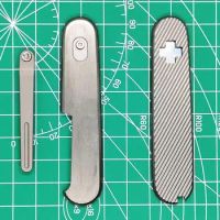 Titanium Alloy TC4 Handle Scales for 84 mm Victorinox Swiss Army Knife