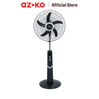 AZKO Krisbow Kipas Angin Berdiri Emergency Rechargeable Standing Fan Penyejuk Ruangan Kipas Lantai