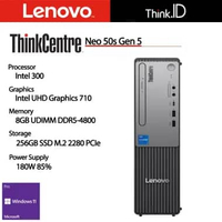 Lenovo ThinkCentre Neo 50s G5 Intel 300 8GB 256GB SSD PSU 180W Win11 Pro Desktop