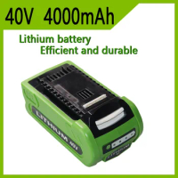 Rechargeable Battery For Greenworks 40V 3000/4000/5000mAh 29252,22262, 25312, 25322, 20642, 22272, 27062, 21242