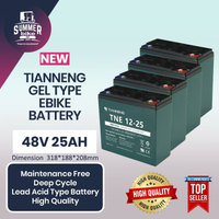 Activity subsidy Summer Ebike Tianneng battery 48v 38ah and 48v 32.3ah Gel Type Solar battery Compat