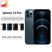 Original Apple iPhone 12 Pro 5G LTE 6.1 inch 6GB and 128/256GB IOS iPhone A14 biomimetic 12MP phone 20W fast charging