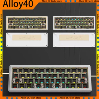 Dagk Alloy40 Mechanical Keyboard Kit Wireless Bluetooth Tri-mode Aluminum Alloy 40% Layout RGB CNC Gasket PC Gaming Keyboard Kit