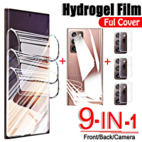 9in1 Hydrogel Film for Samsung Galaxy Note20 Ultra 5G Screen Protectors for Samsung Note 20ultra 10Plus 10+ Camera Lens Not Glas