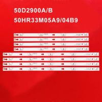 8pcs x LED Backlight Strip for TCL 50'' TV L50E5800A-UD 50D2900 50HR330M05A9 V4 50HR330M04A9 V4 4C-LB5004-HR13J 4C-LB5005-HR03J