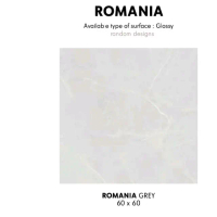 Granit Merek Infiniti Type Romania Grey Ukuran 60x60 Glossy