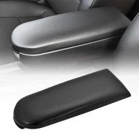 Leather Car Armrest Box Protection Cover Trim Accessories For VW Volkswagen MK4 Golf 4 Jetta Passat B5 1999-2005 Car Accessories
