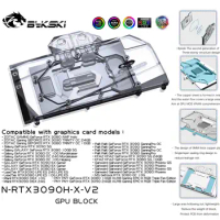 Bykski N-RTX3090H-X-V2 GPU cooler water block for ZOTAC/GALAXY/LeadTek/Manli/PNY/Palit/KFA2/Ganiward/MAXSUN3090/3080 RGB