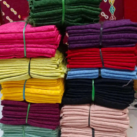 kain batik katun dobi polos halus