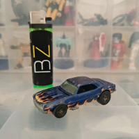 Hot Wheels Blue Camaro with Flames 1967 Vintage