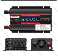 【全球優品滙】超值最低價正弦波轉換器 3000W-6000W太陽能逆變器LED DC 12v  24V至AC 【110V