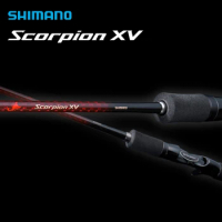 Shimano Scorpion XV Fishing Rod 2 Piece Spinning Casting FF/F/R 1.22M-1.98M FUJI Ring Portable Rod For Reel Freshwater Saltwater