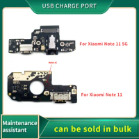 USB Charge Flex Cable For Xiaomi Poco M4 Pro 4G 5G Redmi Note 11 Global 2201117TG 4G 5G Port Jack Dock Connector Charging Board