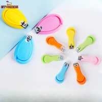 Nail Clippers Anti-fall Safety Infant Finger Toe Trimmer Baby Nail Care Tools Kids Healthy Protector Baby Nail Cutters Light