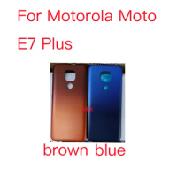 65 pcs For Motorola Moto E7 Plus E7Plus Back Battery Cover Housing Rear Back Cover Housing Case Repair Parts