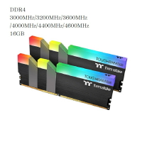 【獨家！另享10%回饋】曜越 鋼影 TOUGHRAM RGB 記憶體 DDR4 3000MHz/3200MHz/3600MHz/4000MHz/4400MHz/4600MHz 16GB(8GBx2)/黑色