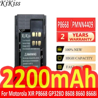 KiKiss Powerful Battery 2200mAh for Motorola PMNN4424 PMNN4448 PMNN4493 for XIR P8668 GP328D 8608 8660 8668i Batteries