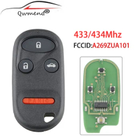 For Honda Odyssey Insight CR-V CR V Smart Remote Car Key for Honda 3+1Buttons 433/434Mhz A269ZUA101