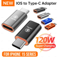 Type C Adapter PD 30W For Ios Lightning Female To USB C Male Fast Charging Converter For iPhone 15 14 13 iPad Pro Samsung Cable