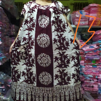 【NEW】 DASTER BATIK BL LD 160CM..BATIK CETAK SIKAK