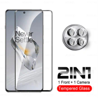 2in1 Camera Screen Protector Tempered Glass For OnePlus 12 12R Curved Glass One Plus Onepkus 12 R OnePlus12 OnePlus12R 5G Cover