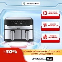 Nồi chiên không dầu điện tử Tefal Dual Easy Fry & Grill EY905D10