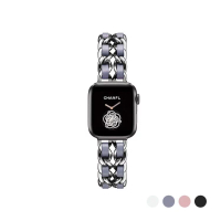 Apple Watch 3/4/5/6/SE 小香風錶帶