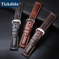 20mm 22mm 24mm Watch Band Quick Release Leather Strap for Huawei Watch GT 4 3 Amazfit GTR WatchBand for Samsung Galaxy Watch 6